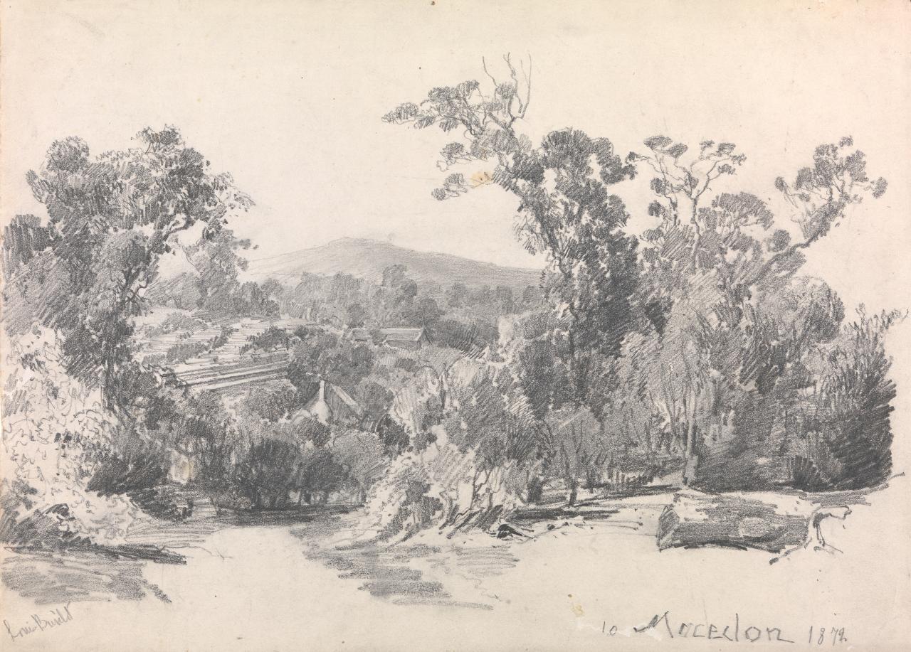 Macedon, vintage artwork by Louis Buvelot, A3 (16x12") Poster Print