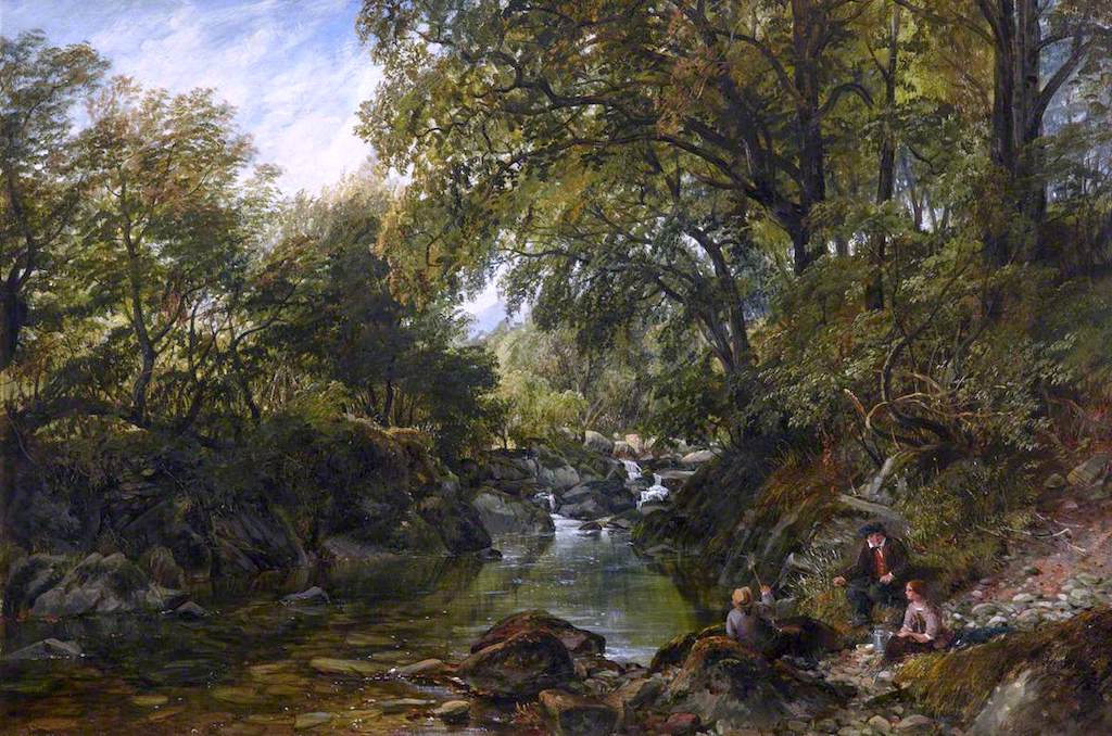 On the Rothay, Westmorland, vintage artwork by Arthur Perigal the Younger, A3 (16x12") Poster Print