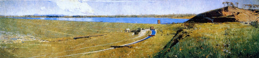 Prospect Reservoir, vintage artwork by Sir Arthur Streeton, 12x8" (A4) Poster