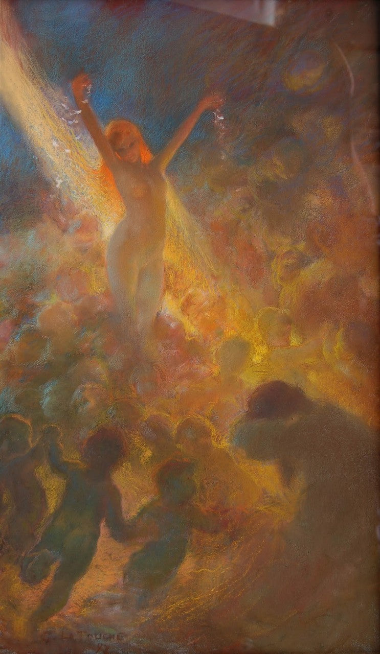 La tentation by Gaston La Touche,A3(16x12")Poster