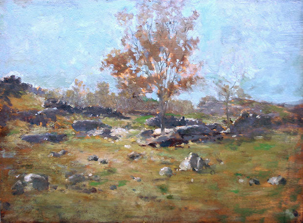 Old Lyme Meadows, vintage artwork by Lewis Cohen, 12x8" (A4) Poster