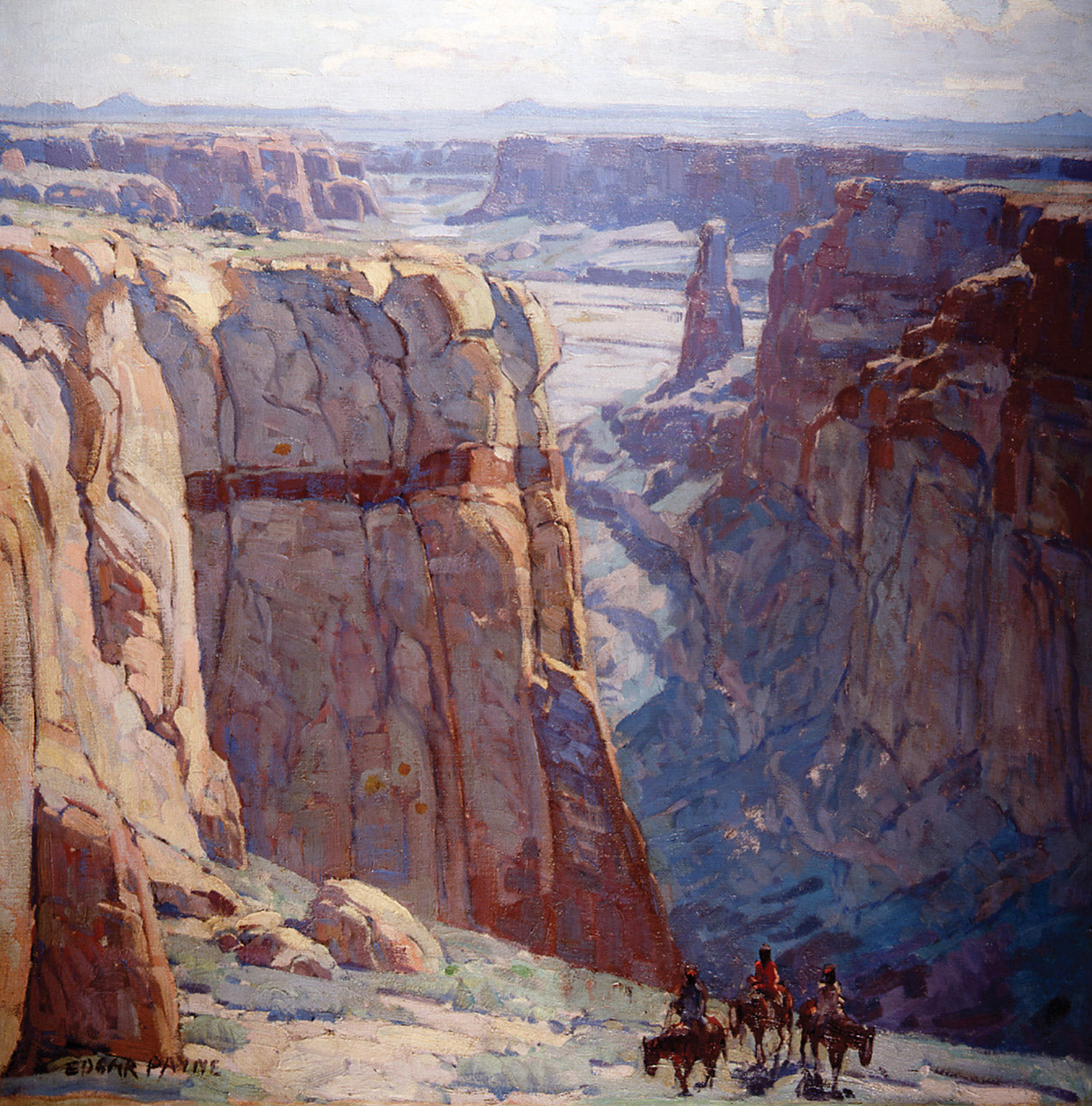 Blue Canyon by Edgar Alwyn Payne,16x12(A3) Poster