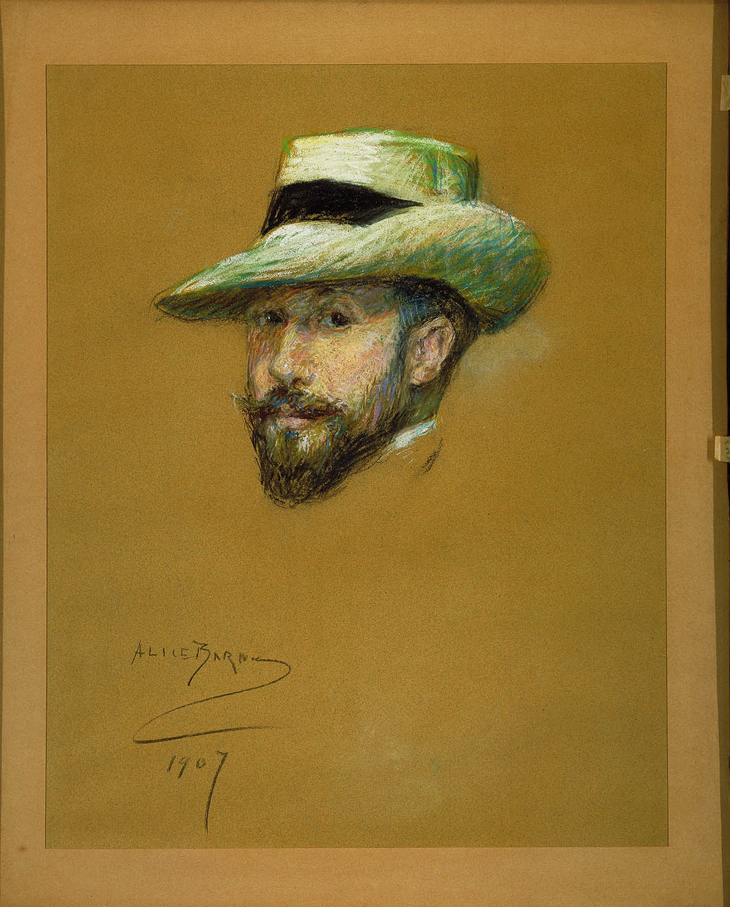 Hippolyte Dreyfus, vintage artwork by Alice Pike Barney, 12x8" (A4) Poster