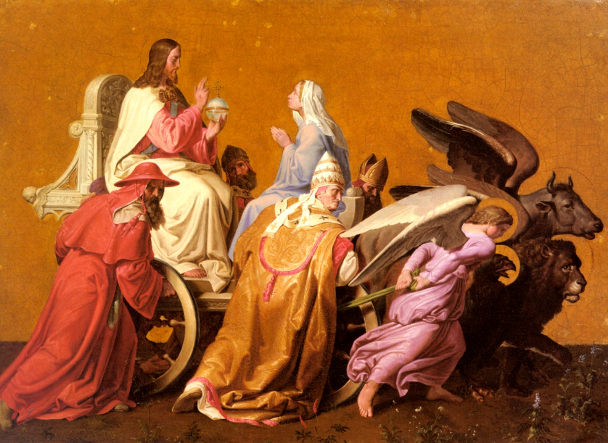 Triumph of the Christ, vintage artwork by Joseph von Führich, A3 (16x12") Poster Print