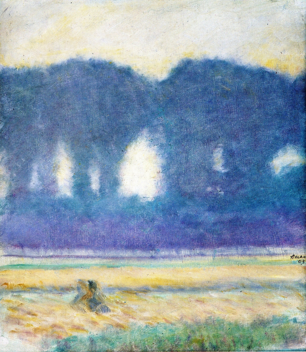 Fir Bush and Corn Field by August Macke,16x12(A3) Poster