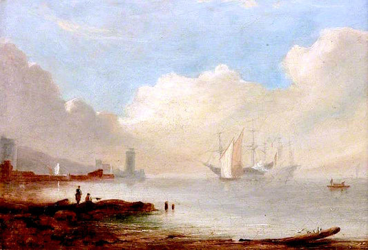 North Shields, vintage artwork by John Wilson Ewbank, A3 (16x12") Poster Print