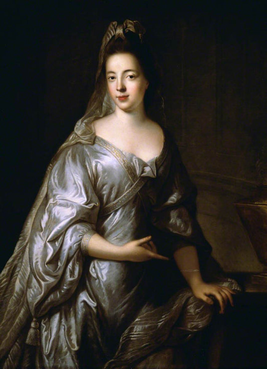 Lady Lucy Herbert (1668–1744), vintage artwork by François de Troy, 12x8" (A4) Poster