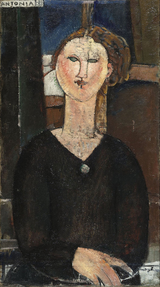 Antonia by Amedeo Modigliani,16x12(A3) Poster