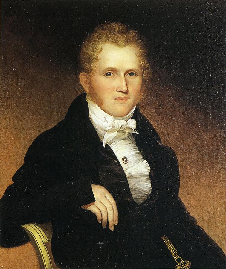 William Young Heberton, vintage artwork by James Peale, 12x8" (A4) Poster