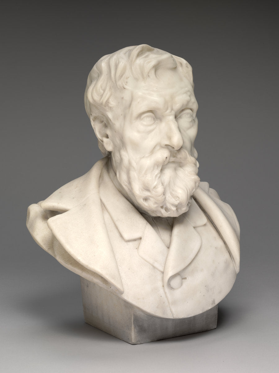 J B van Berckelaer, vintage artwork by Auguste Rodin, 12x8" (A4) Poster