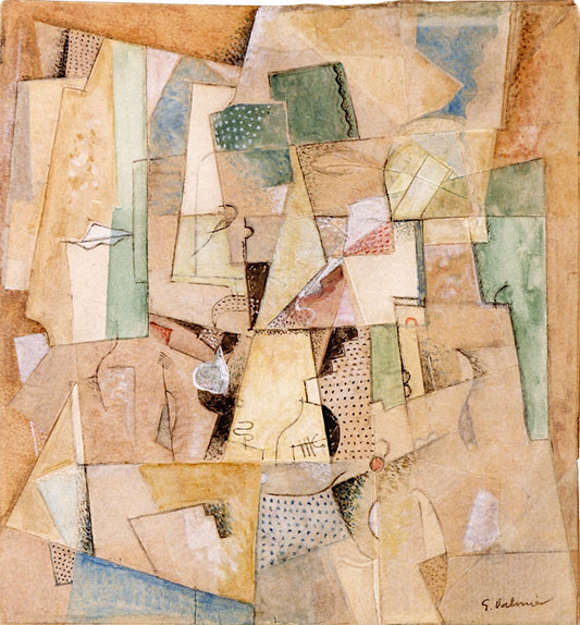 Cubist Composition by Georges Valmier,16x12(A3) Poster