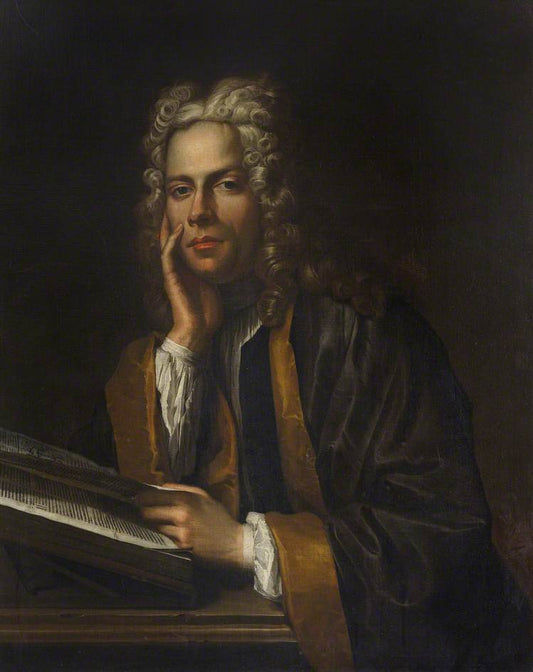 Stephen Hales (1677–1761), FRS, Scientist, Animal Physiologist, Fellow, vintage artwork by Attributed to George Knapton, 12x8" (A4) Poster