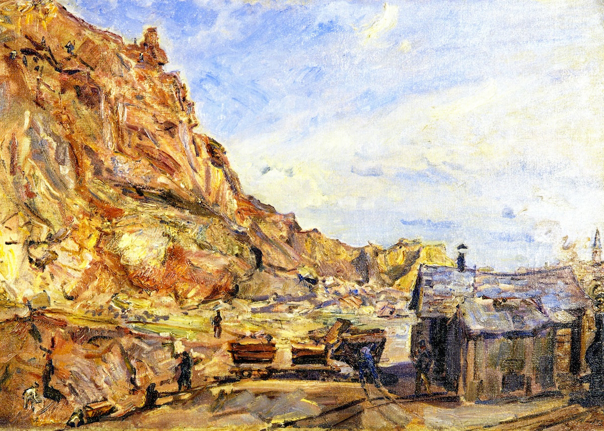 The Quarry at Albersweiler by Max Slevogt,A3(16x12")Poster