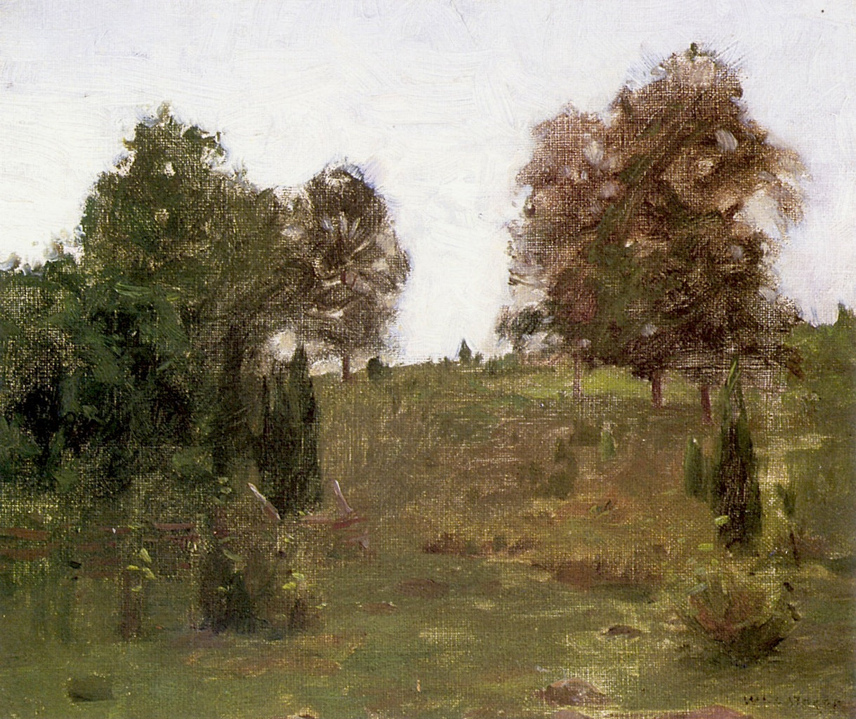 The Old Pasture Swale by William Langson Lathrop,A3(16x12")Poster
