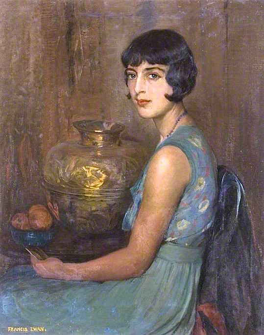 Catherine Richards Wearing a Cryséde Dress by Frances Ewan,16x12(A3) Poster