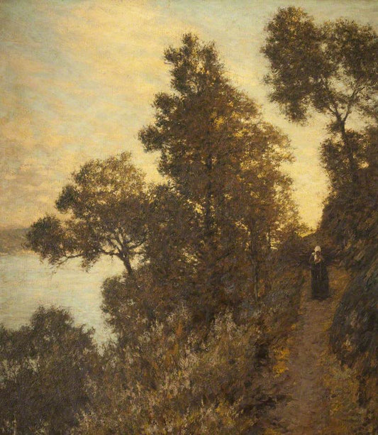 Ligurian Bridle Path by Henry Herbert la Thangue,A3(16x12")Poster