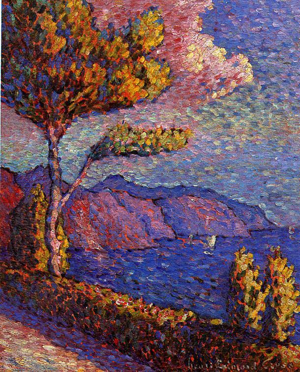 The Canal near St. Tropez by Henri-Edmond Cross,A3(16x12")Poster
