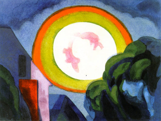 Midsummer Moon by Oscar Bluemner,A3(16x12")Poster