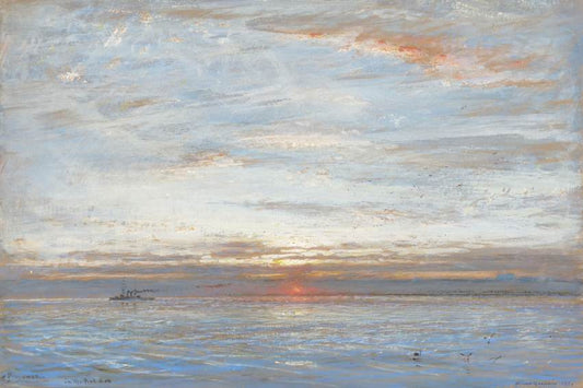 Peacekeeping in the Red Sea, vintage artwork by Albert Goodwin, 12x8" (A4) Poster
