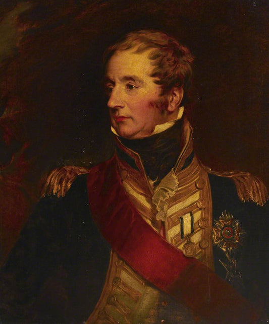 Admiral Sir George Martin, vintage artwork by Charles Landseer, A3 (16x12") Poster Print