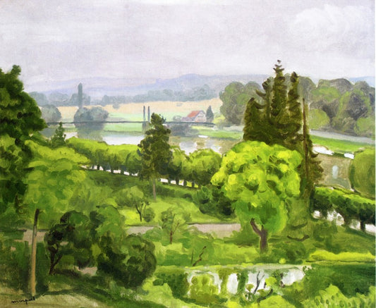 Cloudy Sky, vintage artwork by Albert Marquet, 12x8" (A4) Poster