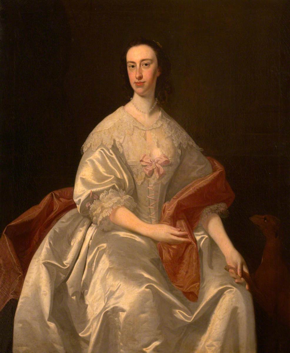Mary Bampfylde, vintage artwork by Edward Penny, 12x8" (A4) Poster