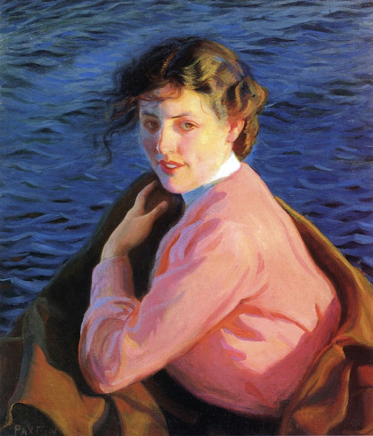 Sun, Wave and Breeze by William MacGregor Paxton,16x12(A3) Poster