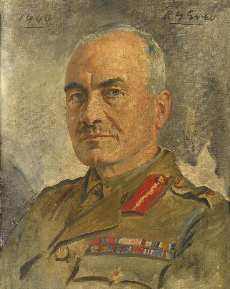 General Sir Ronald Forbes Adam Bt by Reginald Grenville Eves,16x12(A3) Poster