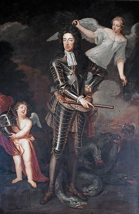 William of Orange (1650–1702), vintage artwork by Willem Wissing, 12x8" (A4) Poster