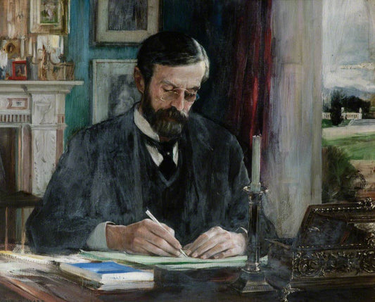 John, 7th Earl of Aberdeen, 1st Marquess, vintage artwork by Edwin Arthur Ward R.A., 12x8" (A4) Poster