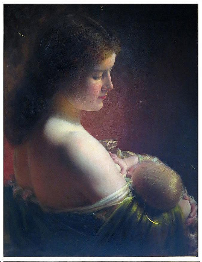 Divinity of Motherhood by Charles Frederick Naegele,A3(16x12")Poster