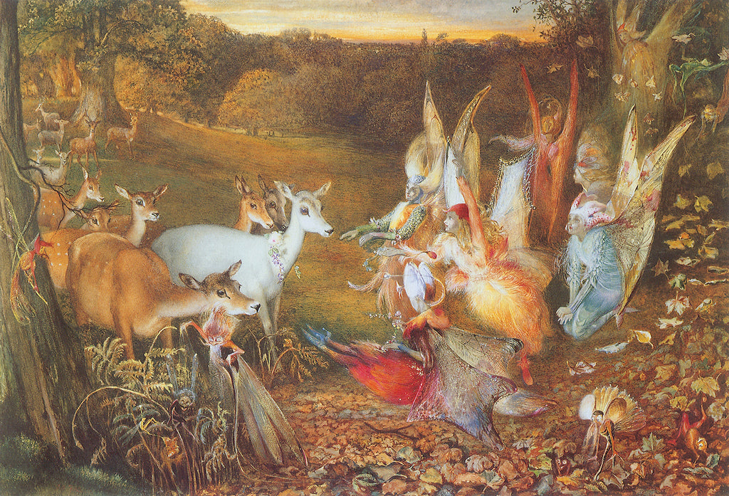 The Enchanted Forest, vintage artwork by John Anster Christian Fitzgerald, A3 (16x12") Poster Print