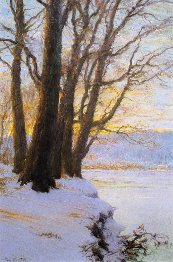 Hudson River Sunset by Walter Launt Palmer,A3(16x12")Poster