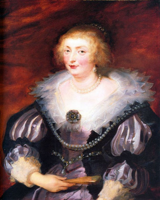 Catherine Manners, Duchess of Buckingham, vintage artwork by Peter Paul Rubens, 12x8" (A4) Poster