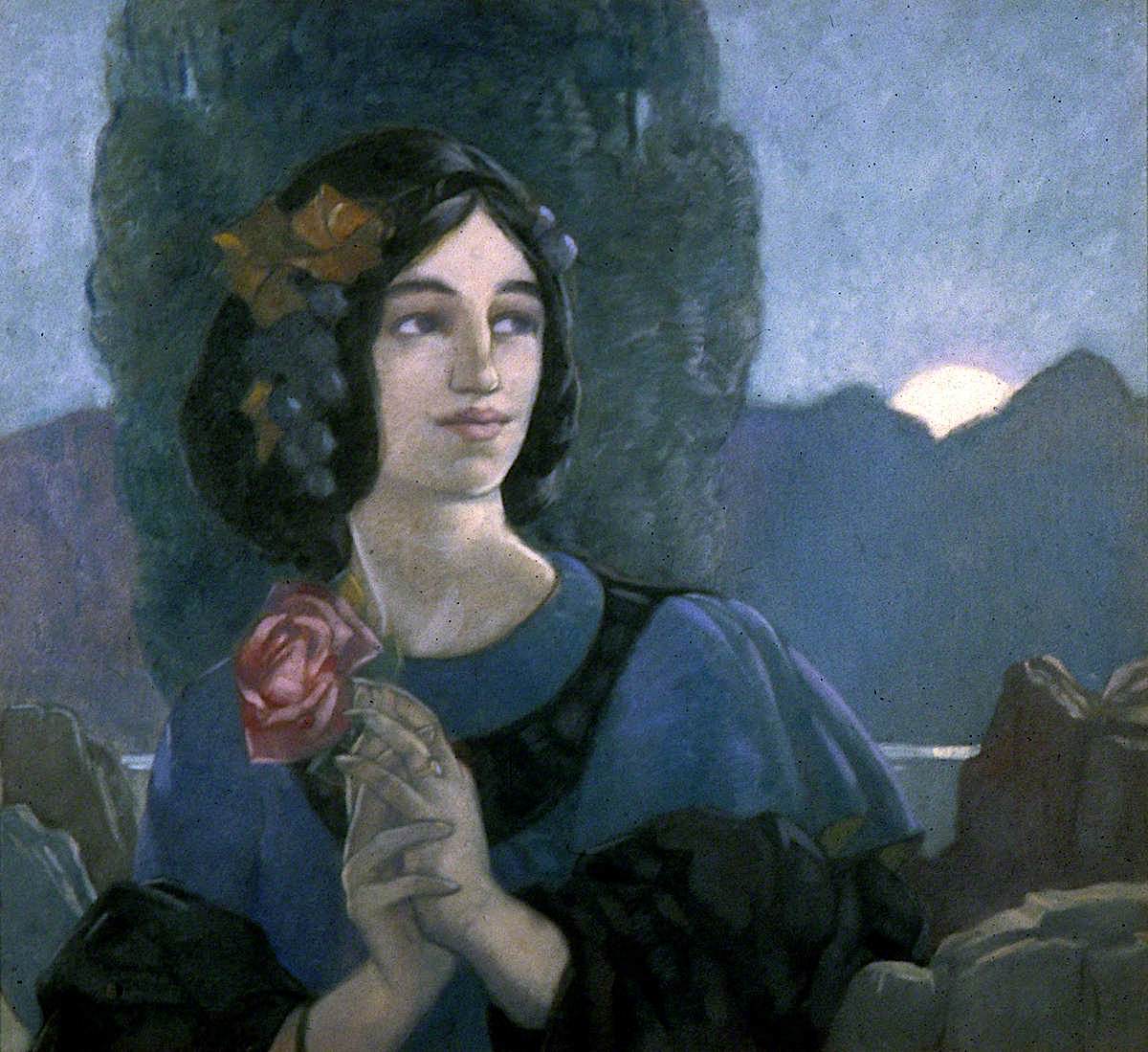 eba, the Night and the Moon by Eric Harald Macbeth Robertson,16x12(A3) Poster