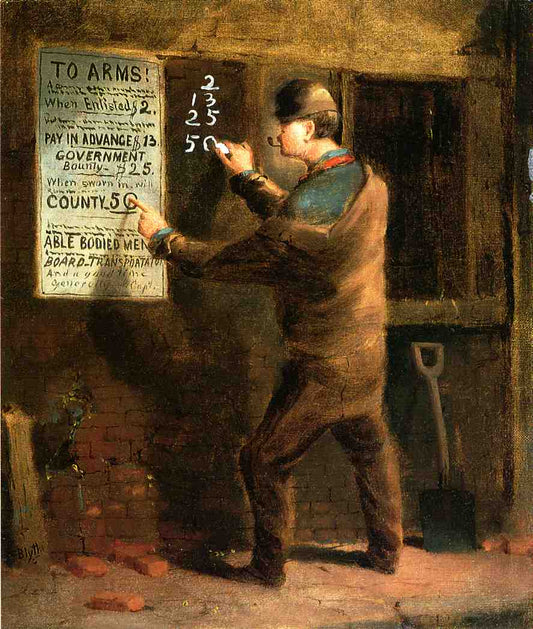 The Bounty Hunter, vintage artwork by David Gilmour Blythe, A3 (16x12") Poster Print