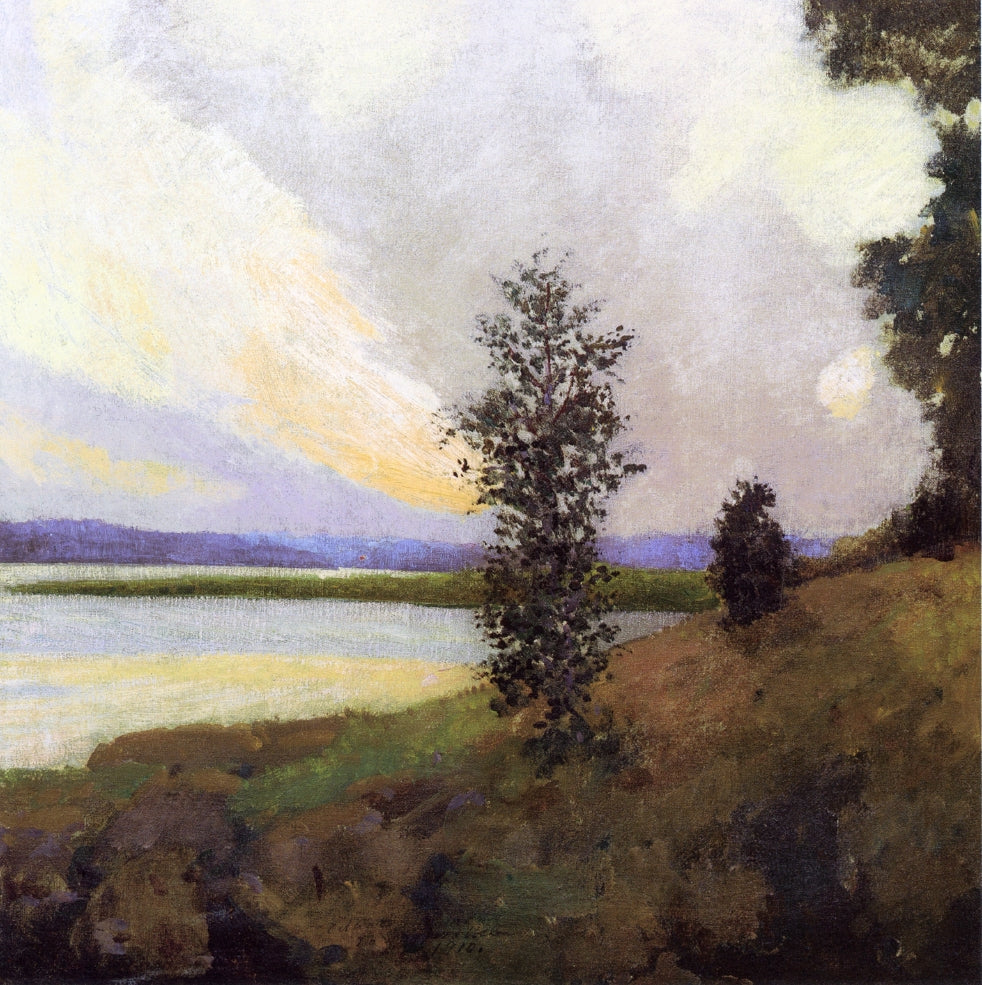 The Lake Shore, vintage artwork by Edward E. Simmons, 12x8" (A4) Poster