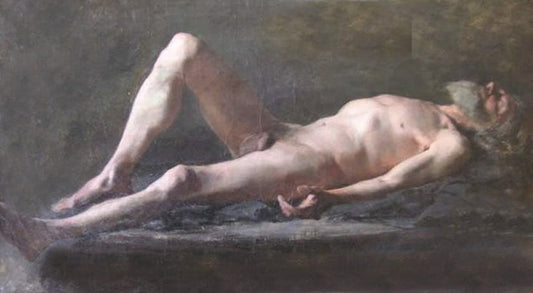 Academic Nude by emile Friant,A3(16x12")Poster