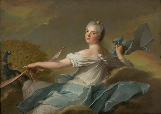 Princess Marie Adelaïde of France - The Air, vintage artwork by Jean-Marc Nattier, 12x8" (A4) Poster