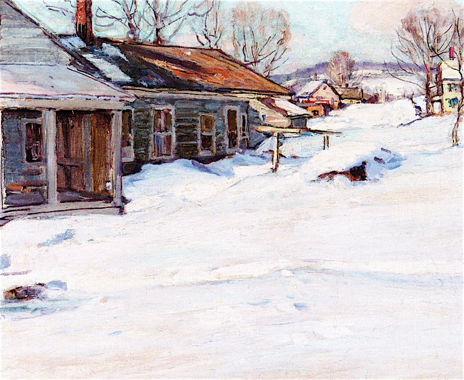 From the Artist's House in Winter by George Gardner Symons,A3(16x12")Poster
