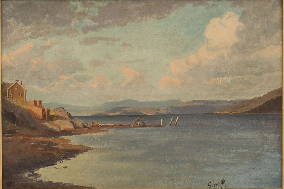 Archipelago Landscape, vintage artwork by Gustaf Wilhelm Palm, A3 (16x12") Poster Print