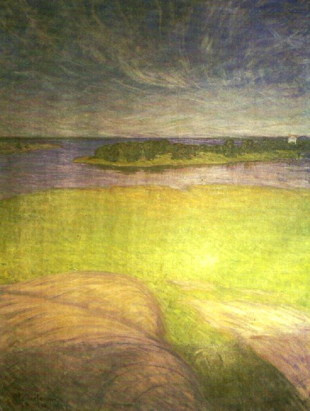 Islands, vintage artwork by Eugene Jansson, 12x8" (A4) Poster