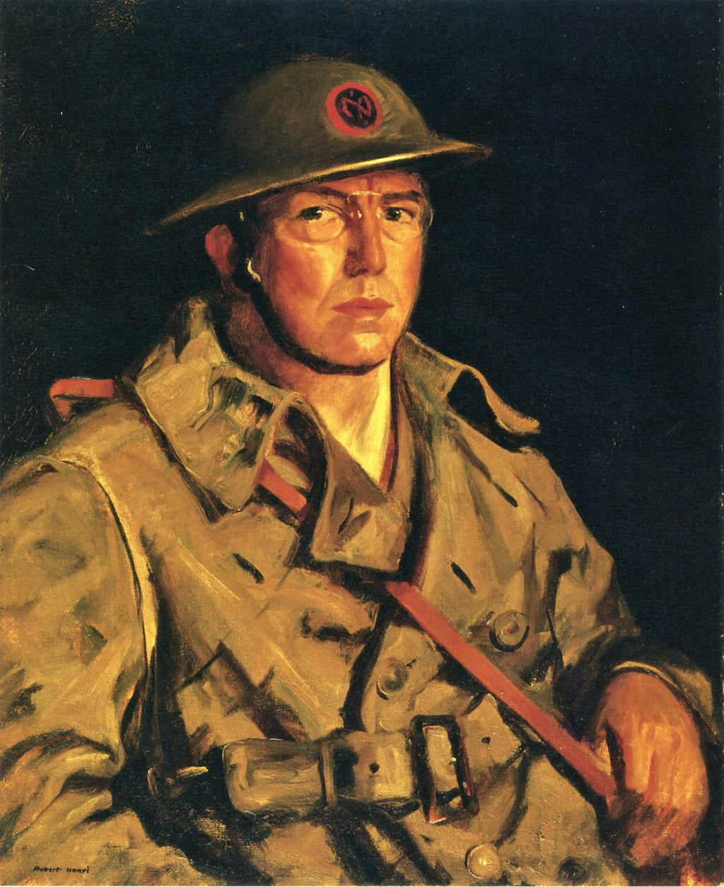 Captain Henry G. Montgomery by Robert Henri,A3(16x12")Poster