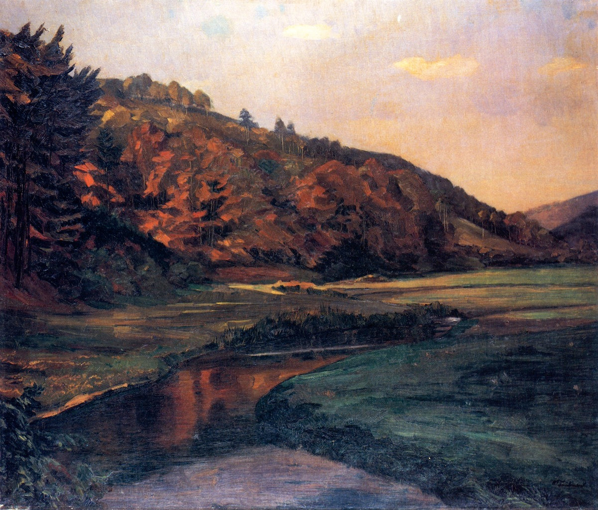 Marbachtal im Odenwald by Wilhelm Trubner,A3(16x12")Poster