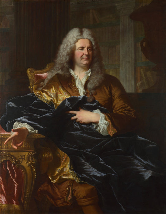 Antoine Paris, vintage artwork by Hyacinthe Rigaud, 12x8" (A4) Poster