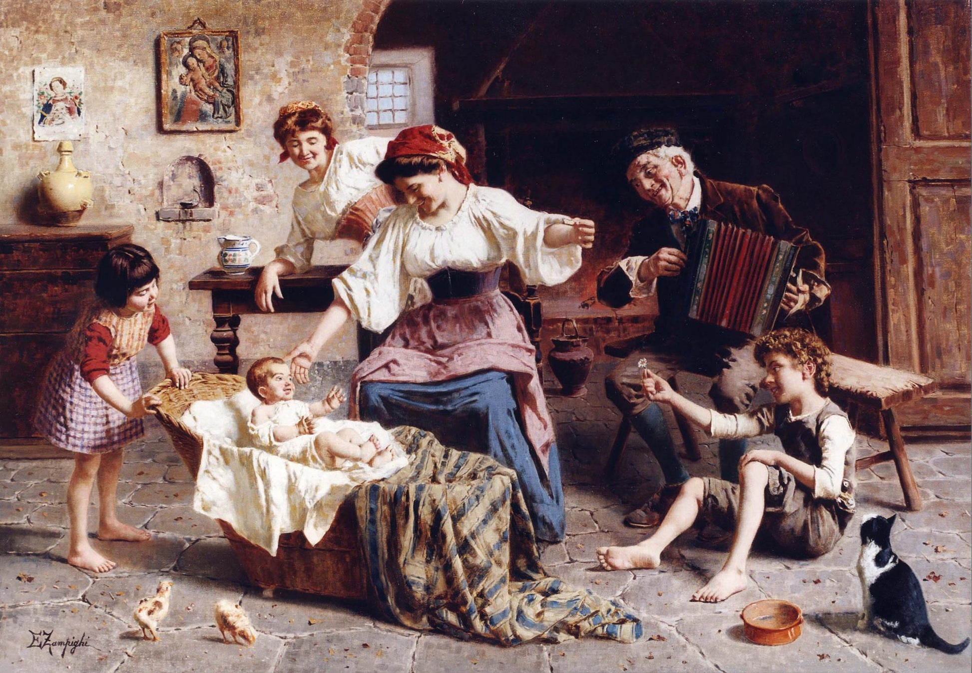 Centre of Attention by Eugenio Zampighi,A3(16x12")Poster