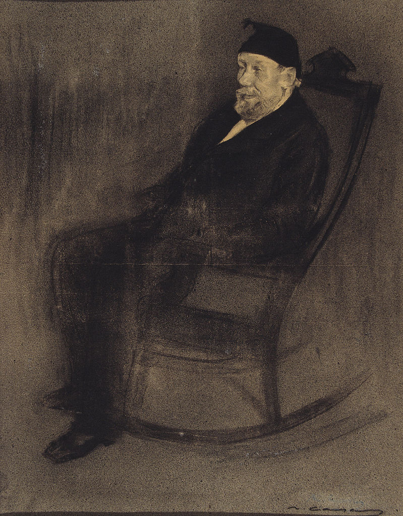 Joan Mañe i Flaquer by Ramon Casas y Carbo,A3(16x12")Poster