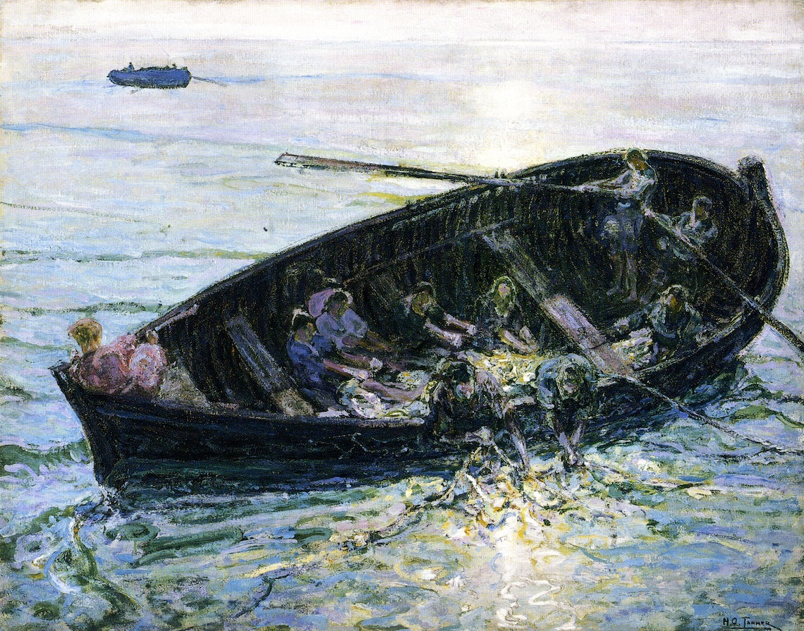 Miraculous Haul of Fishes by Henry Ossawa Tanner,A3(16x12")Poster