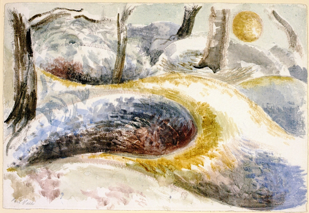 Landscape at Pen Pits by Paul Nash,16x12(A3) Poster