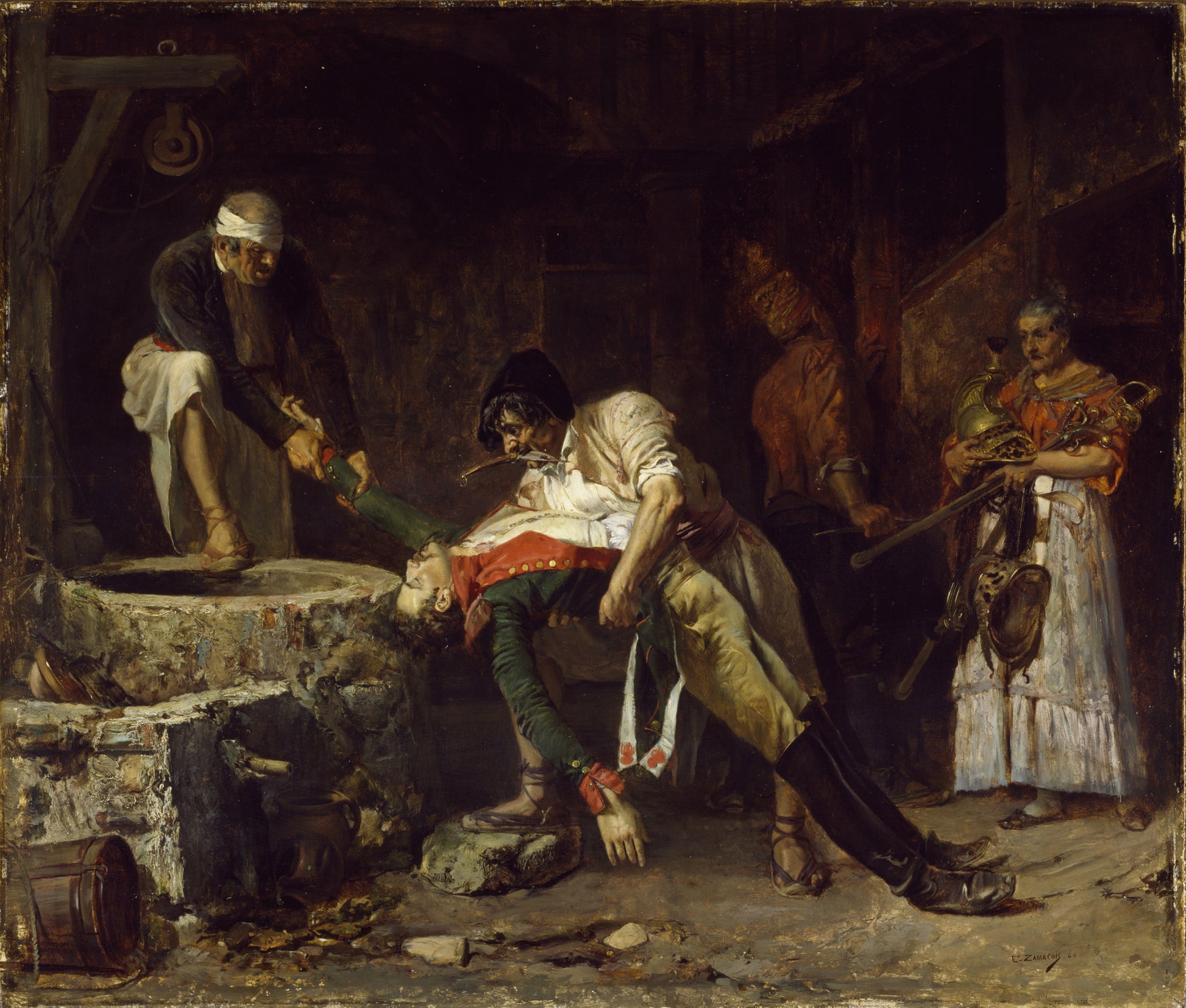 Spain 1812 - French Occupation, vintage artwork by Eduardo Zamacois y Zabala, 12x8" (A4) Poster
